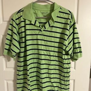 Medium, black/green, Austin Clothing Company Polo